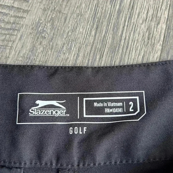 SLAZENGER |  Vintage Black Golf Sport Shorts - Picture 6 of 9